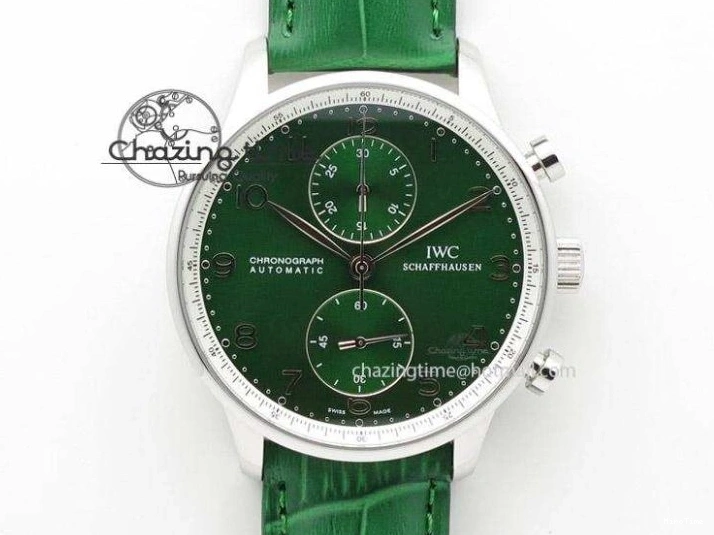 MIROTIME 0316 ZeroBulk Portuguese Real PR IW500715 SS AZF 1:1 Best Edition White Blue Dial on Blue Leather Strap A 7034